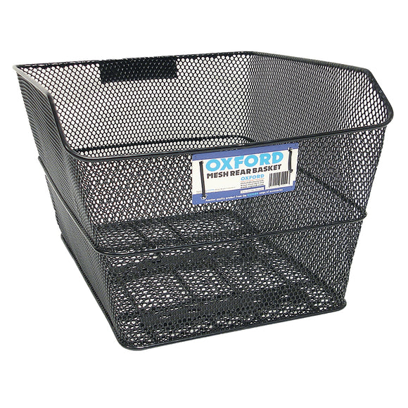 Oxford Rear Basket Black with Fittings